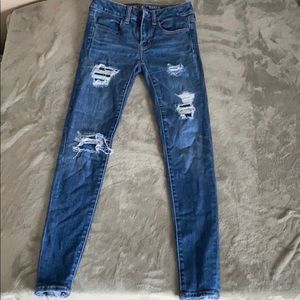 American Eagle ripped jeans